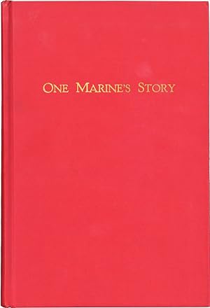 Seller image for One Marine's Story for sale by Lorne Bair Rare Books, ABAA