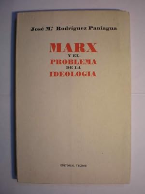 Imagen del vendedor de Marx y el problema de la ideología a la venta por Librería Antonio Azorín