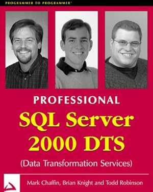 Image du vendeur pour Professional SQL Server 2000 DTS (Data Transformation Service) mis en vente par Reliant Bookstore