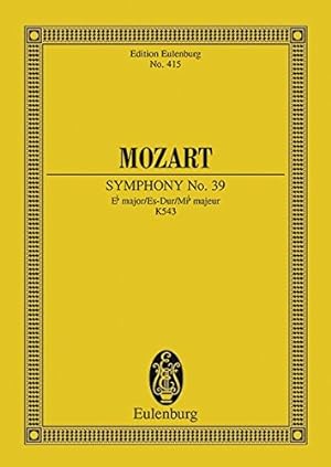 Seller image for Symphony in EbMajor K 543. Miniature Score for sale by WeBuyBooks