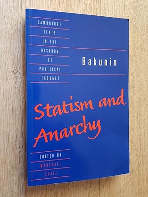 Imagen del vendedor de Bakunin : Statism and Anarchy a la venta por masted books