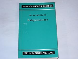 Seller image for Kategorienlehre. (Philosophische Bibliothek, 203) for sale by Der-Philo-soph