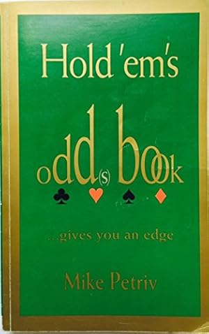 Image du vendeur pour Hold'em Odds Book mis en vente par WeBuyBooks