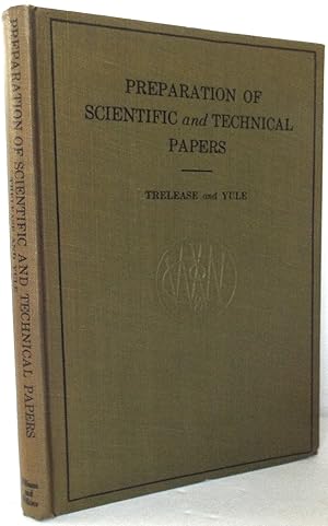 Bild des Verkufers fr Preparation of Scientific and Technical Papers zum Verkauf von The Wild Muse