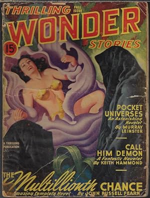 Seller image for THRILLING WONDER Stories: Fall 1946 for sale by Books from the Crypt
