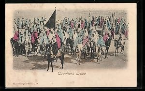 Bild des Verkufers fr Ansichtskarte Cavaliers arabe, Arabische Soldaten zu Pferde zum Verkauf von Bartko-Reher