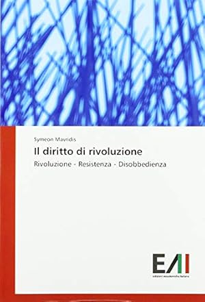 Image du vendeur pour Il diritto di rivoluzione: Rivoluzione - Resistenza - Disobbedienza mis en vente par WeBuyBooks