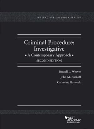 Image du vendeur pour Criminal Procedure : Investigative, a Contemporary Approach mis en vente par GreatBookPricesUK