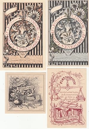 Seller image for 4 Exlibris. for sale by Antiquariat  Braun