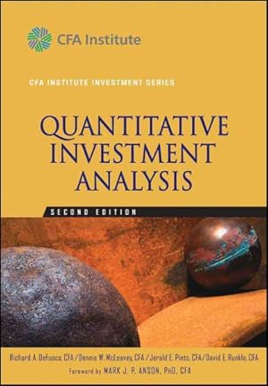 Seller image for Quantitative Investment Analysis for sale by GreatBookPricesUK