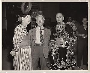 Bild des Verkufers fr Ali Baba Goes to Town (Two original photographs taken on the set of the 1937 film) zum Verkauf von Royal Books, Inc., ABAA