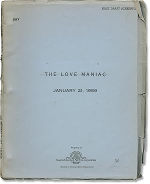 Seller image for A Private's Affair [The Love Maniac] (Original screenplay for the 1959 film) for sale by Royal Books, Inc., ABAA