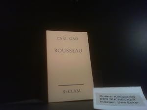 Seller image for Rousseau. Carl Gad. Aus d. Dn. bers. von Viktor Schmitz / Reclams Universal-Bibliothek ; Nr. 8254 for sale by Der Buchecker