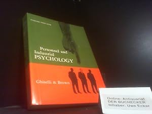 Bild des Verkufers fr Personnel and Industrial Psychology; McGraw-Hill Series in Psychology; zum Verkauf von Der Buchecker