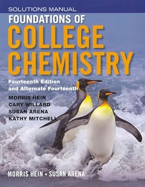 Immagine del venditore per Foundations of College Chemistry venduto da GreatBookPricesUK