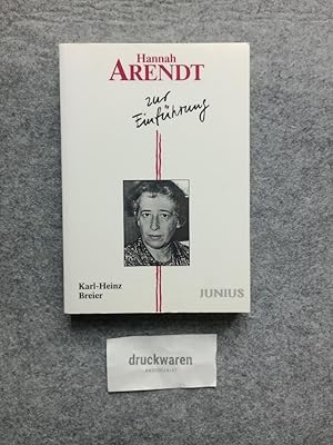 Bild des Verkufers fr Hannah Arendt zur Einfhrung. Zur Einfhrung 59. zum Verkauf von Druckwaren Antiquariat