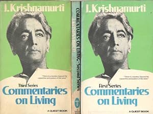 Seller image for Commentaries on Living. First Series; Second Series; Third Series. From the Notebooks of J. Krishnamurti. Edited by D. Rajagopal second series. for sale by Bij tij en ontij ...