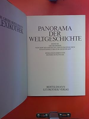 Seller image for die grosse Bertelsmann Lexikothek, Panorama der Weltgeschichte Band III, die Moderne, von der Neuordnung der europischen Staatenwelt bis zur Gegenwart for sale by biblion2