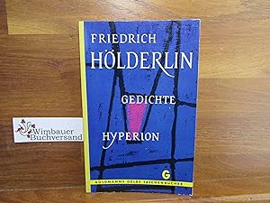 Bild des Verkufers fr Gedichte Hyperion zum Verkauf von Antiquariat im Kaiserviertel | Wimbauer Buchversand