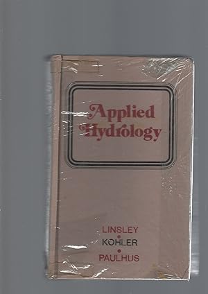 Seller image for APPLIED HYDROLOGY for sale by librisaggi