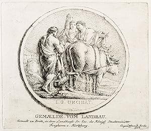 Bild des Verkufers fr Rode, Christian Bernhard. L. Q. Cincinat. Gemaelde vom Landbau zum Verkauf von GALERIE HIMMEL