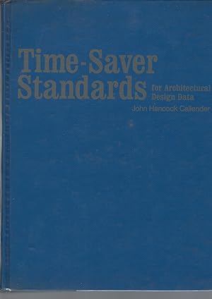 Imagen del vendedor de TIME-SAVER STANDARDS FOR ARCHITECTURAL DESIGN DATA a la venta por librisaggi