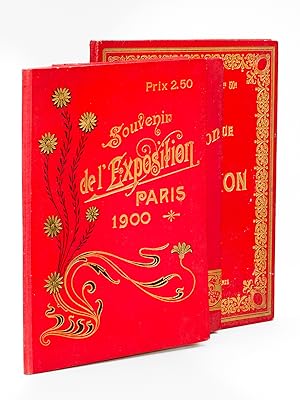 [ Lot de 3 albums souvenirs de l'Exposition Universelle de 1900 ] Album photographique. Expositio...