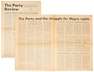 "The Party and the Struggle for Negro Rights" [in] The Party Review, Number 2