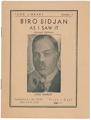 Biro Bidjan As I Saw It (ICOR Library Number 2)