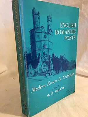 Bild des Verkufers fr English Romantic Poets: Modern Essays in Criticism. zum Verkauf von Versandantiquariat Waffel-Schrder