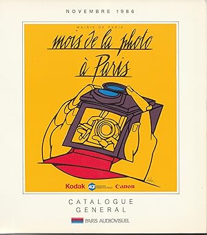 Mois de la photo à Paris. Catalogue général, Novembre 1986