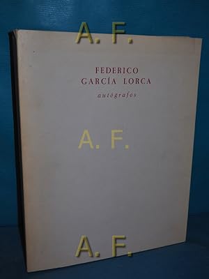 Bild des Verkufers fr Autgrafos : Facsimiles de ochenta y siete poemas y tres prosas. zum Verkauf von Antiquarische Fundgrube e.U.