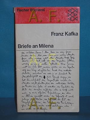 Imagen del vendedor de Briefe an Milena Franz Kafka. Hrsg. u. mit e. Nachw. vers. von Willy Haas / Fischer-Bcherei 756 a la venta por Antiquarische Fundgrube e.U.