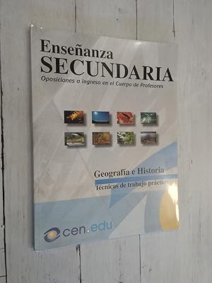 Bild des Verkufers fr Geografa e historia, tcnicas de trabajo prctico. Enseanza Secundaria. Oposiciones a ingreso en el cuerpo de profesores zum Verkauf von Librera Dilogo