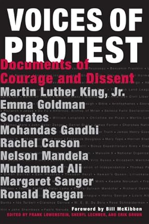Bild des Verkufers fr Voices of Protest : Documents of Courage and Dissent zum Verkauf von GreatBookPrices