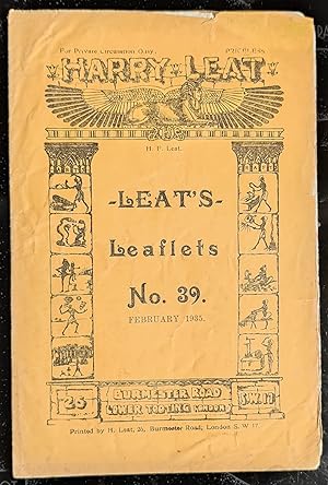 Seller image for Leat's Leaflets February 1935 No.39 for sale by Shore Books