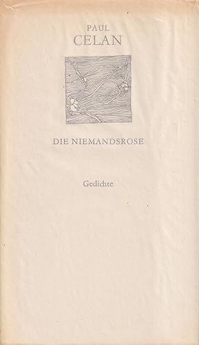 Bild des Verkäufers für Die Niemandsrose Gedichte zum Verkauf von Leipziger Antiquariat