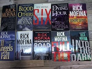 Seller image for Rick Mofina, 3 Book Set, Paperback, Softcover, Full Tilt , Into the Dark, Whirlwind, Very Good for sale by Archives Books inc.