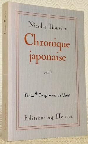 Image du vendeur pour Chronique japonaise. Rcit. mis en vente par Bouquinerie du Varis