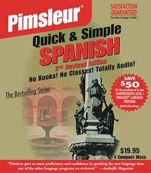 Seller image for Pimsleur Spanish Quick & Simple Course - Level 1 Lessons 1-8 CD (Compact Disc) for sale by Grand Eagle Retail