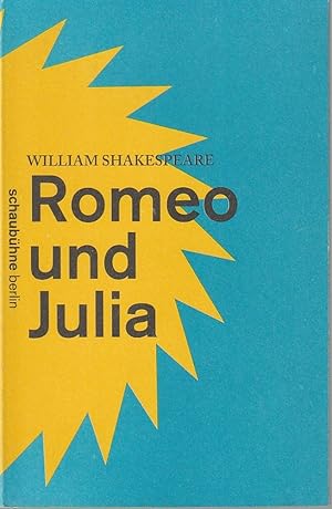 Seller image for Programmheft William Shakespeare ROMEO UND JULIA Premiere 17. April 2013 51. Spielzeit 2012 / 2013 for sale by Programmhefte24 Schauspiel und Musiktheater der letzten 150 Jahre