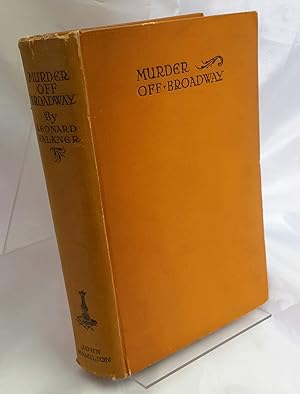 Imagen del vendedor de Murder off Broadway. a la venta por Addyman Books