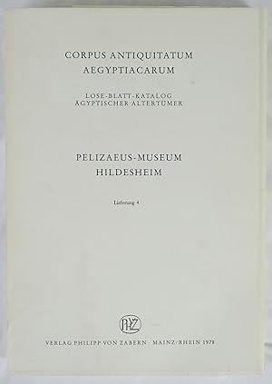 Imagen del vendedor de Corpus Antiquitatum Aegyptiacarum. Pelizaeus-Museum, Hildesheim. Lose-Blatt-Katalog gyptischer Altertmer. Lieferung 4: Plastik des Alten Reiches. Teil 2. Mainz 1978. 4to. 182 Seiten. Mit 157 Abbildungen. Orig.-Broschur. a la venta por Antiquariat Schmidt & Gnther