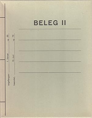 Seller image for Beleg Ii - Neuerwerbungen 1969 - 1972. Stdtisches Museum Mnchengladbach for sale by Stefan Schuelke Fine Books