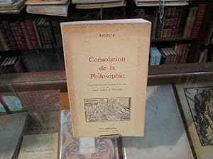 Image du vendeur pour Consolation de la Philosophie mis en vente par Librairie FAUGUET
