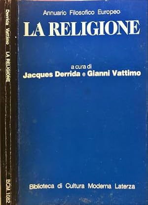 Bild des Verkufers fr La religione. zum Verkauf von Libreria La Fenice di Pietro Freggio