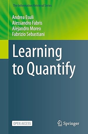 Seller image for Learning to Quantify for sale by moluna