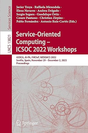 Imagen del vendedor de Service-Oriented Computing - ICSOC 2022 Workshops a la venta por moluna