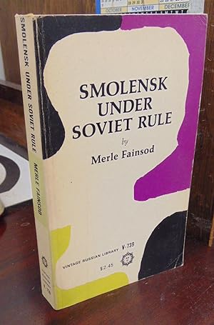 Seller image for Smolensk under Soviet Rule for sale by Atlantic Bookshop