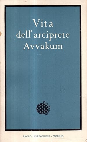 Vita dell'arciprete Avvakum: scritta da lui stesso
